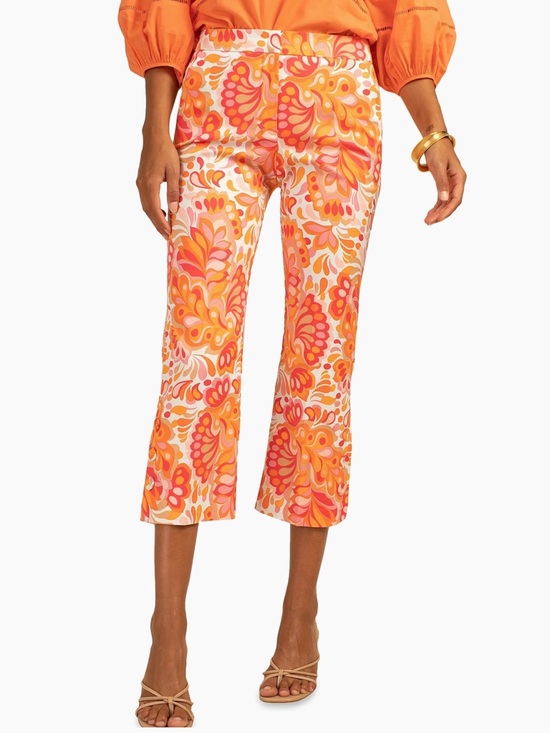 Trina Turk Pants - NWT Trina Turk Retro Inspired Bohemian 
Ore Cropped Kick-Flare Summer Pants